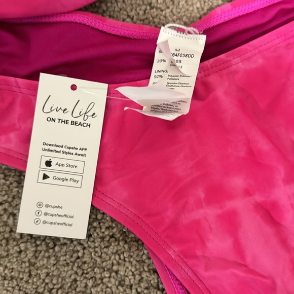 CUPSHE pink bikini - Picture 2 of 3